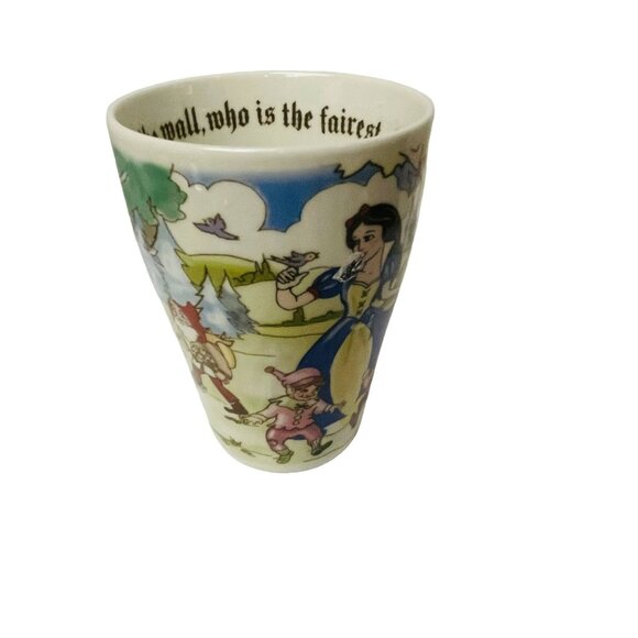 Snow White Seven Dwarfs Ceramic Mug Fairy Tale Theme 12oz - Picture 2 of 10
